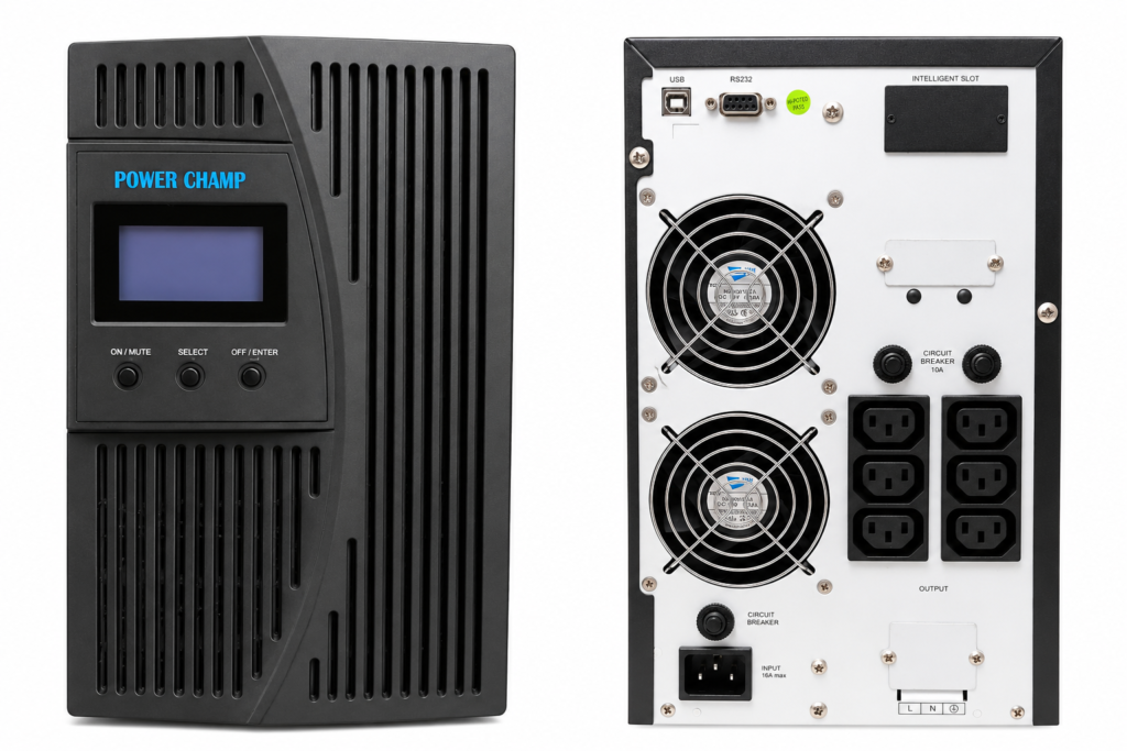 Power CHAMP UPS Indonesia untuk kebutuhan backup power